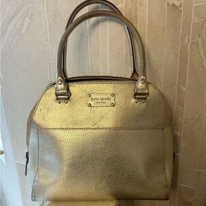 GOLDEN DOME KATE SPADE LEATHER BAG